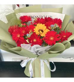 鲜花：夏日的色彩 12枝扶郎