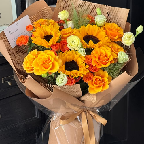 鲜花：幸福笑脸 混搭花束