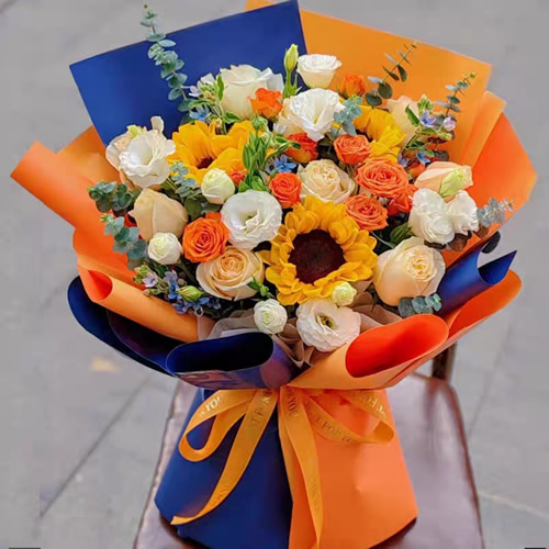 鲜花：与你邂逅 12枝混搭