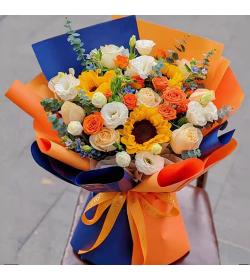 鲜花：与你邂逅 12枝混搭