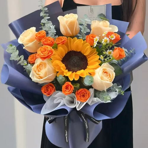 鲜花：向暖绽放 混搭