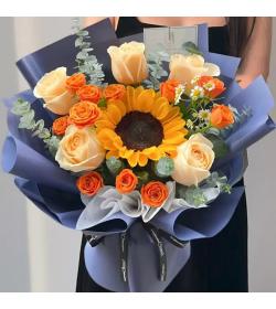 鲜花：向暖绽放 混搭